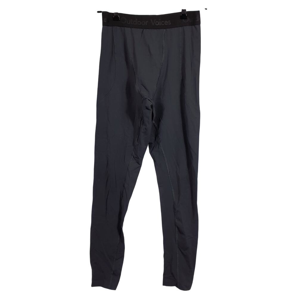 Outdoor Voices 'Sprinting' Black Nylon Tights Legging Size M